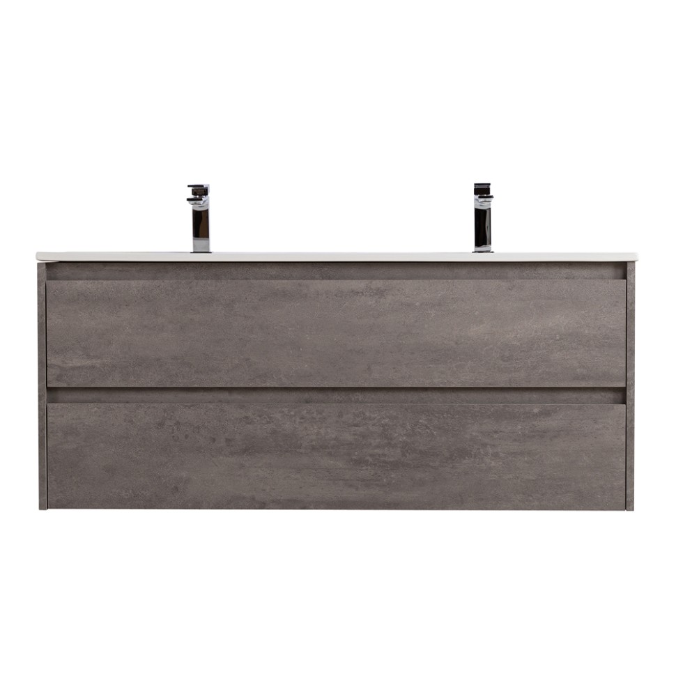 База под раковину подвесная BelBagno KRAFT-1200-2C-SO-2-CG Cemento Grigio