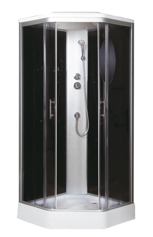 Душевая кабина Niagara Ultra NG-2506-01 (90х90х220) низкий поддон(16см),стекло тонированное,4 места