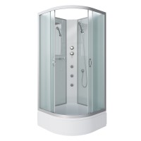 Душевая кабина Niagara Classic NG-3301-14BKG (90х90х200) средний поддон(26см),стекло матовое,4 места