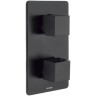 Наружная часть смесителя для ванны BOSSINI CUBE NEW Z00062.073 Чёрный матовый
