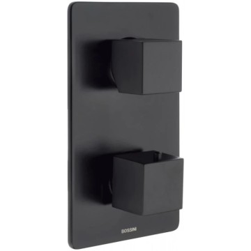 Наружная часть смесителя для ванны BOSSINI CUBE NEW Z00062.073 Чёрный матовый