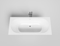Ванна встраиваемая ORNELLA AXIS 180x80 покраска по RAL полностью S-Stone Матовое