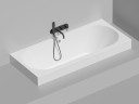 Ванна встраиваемая ORNELLA AXIS 180x80 покраска по RAL полностью S-Stone Матовое