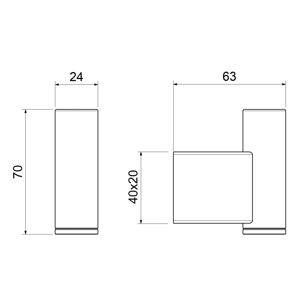 Крючок Timo Luiro 18511/00 хром