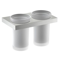 Стакан для зубных щеток двойной Timo Petruma 15234/13 никель