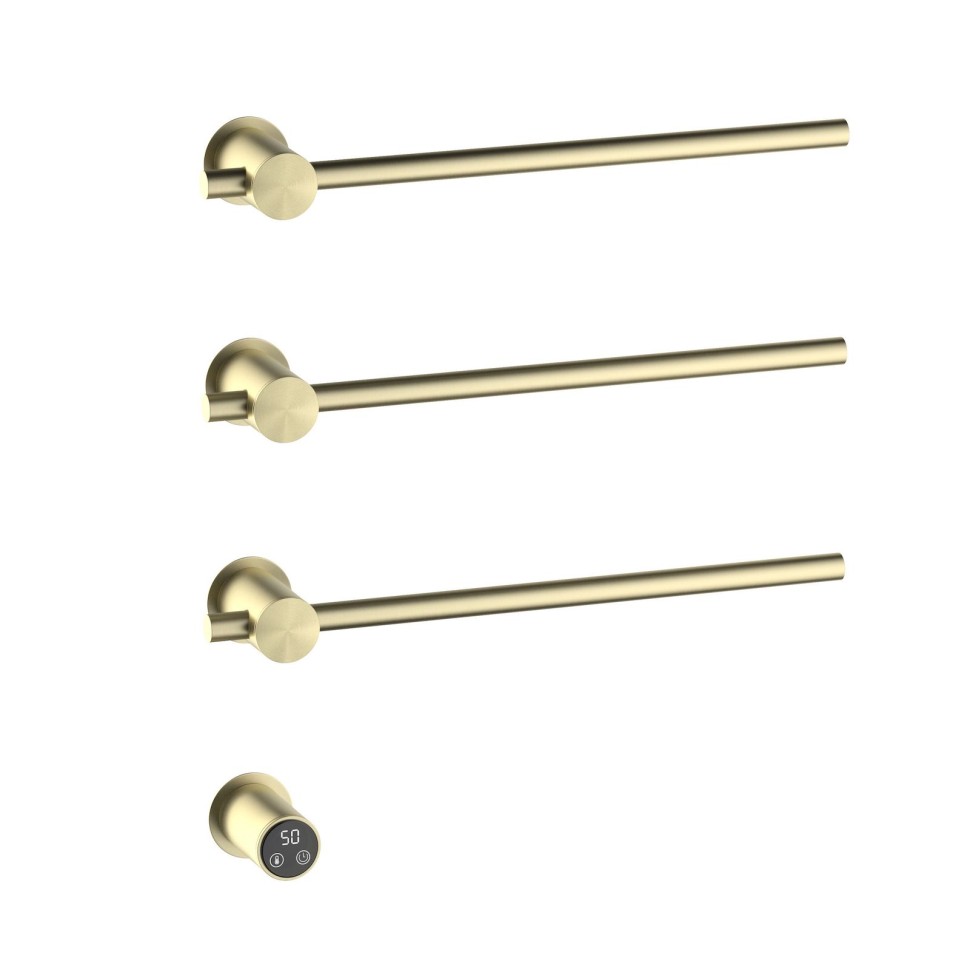 Полотенцесушитель электрический, встроенный Timo Saona 030/17SM золото матовое