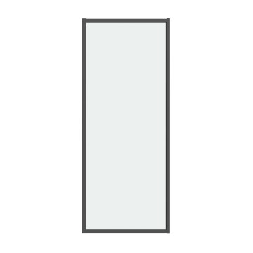 Боковая стенка Grossman Style 200.K33.05.80.21.00 (80х195) черный матовый,стекло прозрачное, 1 место
