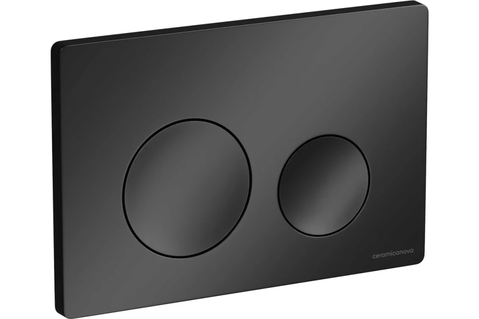 Кнопка смыва Balance, клавиши Circle, цвет черный матовый, арт. CN12-001MB