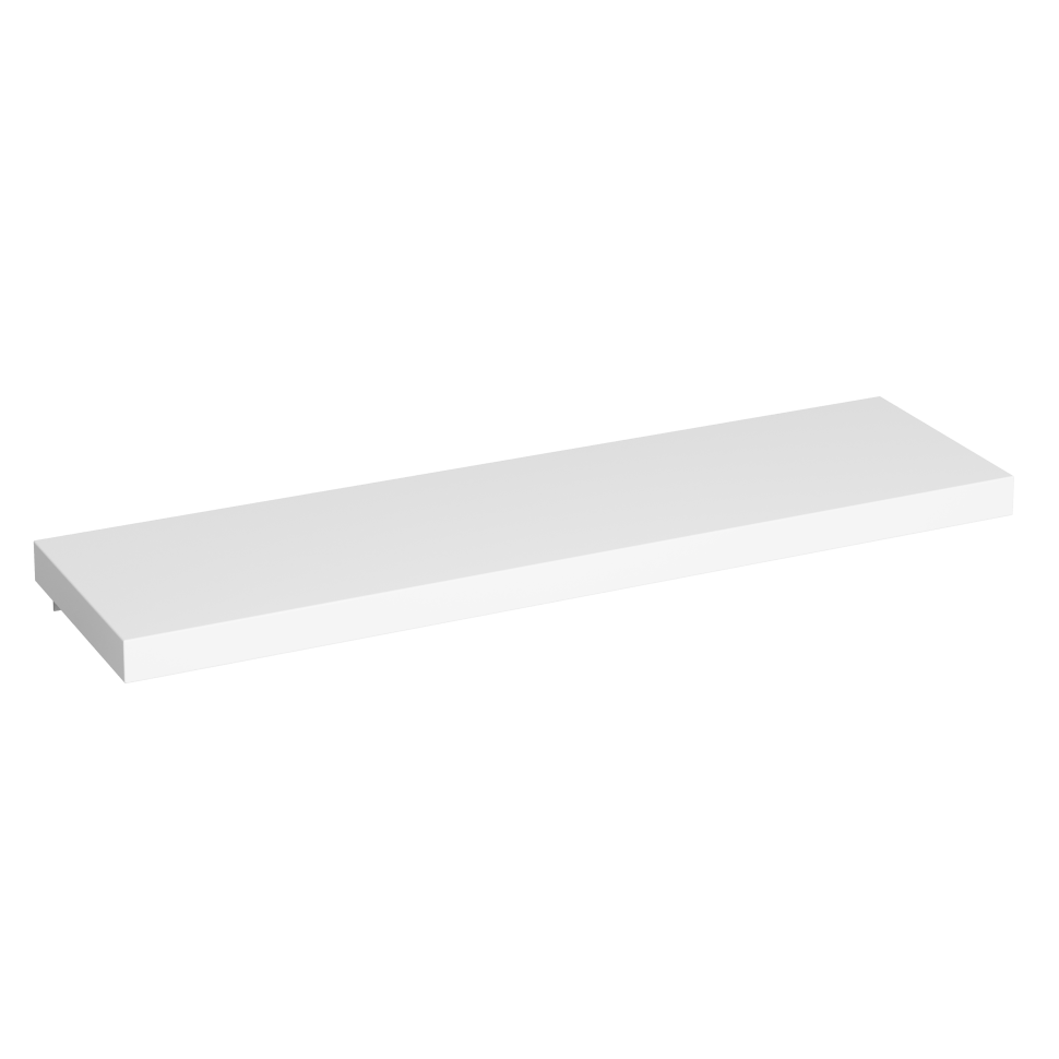 Столешница KUPÁLA PLATO 180 белая матовая , искусственный монолитный камень Solid Surface, кронштейн с артикулом KPR заказывается отдельно!