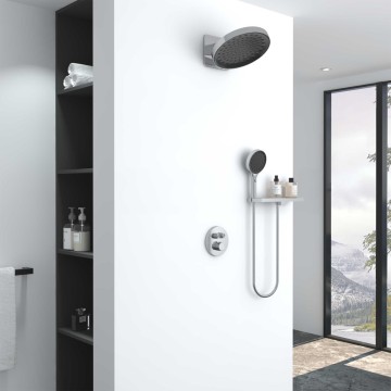 Душевой комплект Инспаер (Inspire) VSFW-3I22MT3RCH встраиваемый, термостатический, двухрежимный, хром