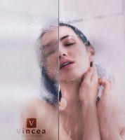 Душевая дверь Garda VDB-1G900CH, 900, хром, стекло шиншилла