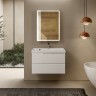 AQM900380WH "S3" тумба под умывальник подвесная 80 см., цвет белый глянец.
