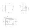 Биде подвесное BelBagno ARDENTE-R BB0520BH