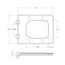 Унитаз подвесной безободковый с сиденьем BelBagno LUCE BB076CH-TOR/SC