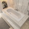 Ванна из искусственного камня Uperwood Lotus 170x75 см, белая