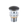 Донный клапан с керамической крышкой Vincea DBS0-216MG, серая мат. крышка, без перелива