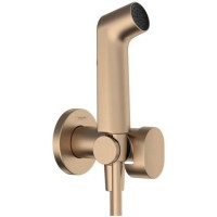 Гигиенический душ Hansgrohe Bidette со смесителем, держатель, цвет: бронза 29232140