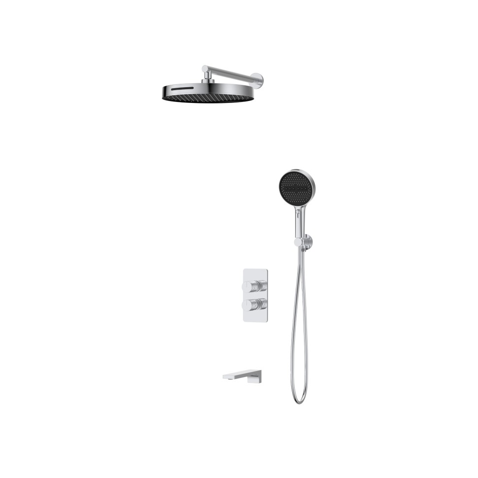 Душевой комплект Domus VSFW-5DM1CH встраиваемый, 3 режима, хром
