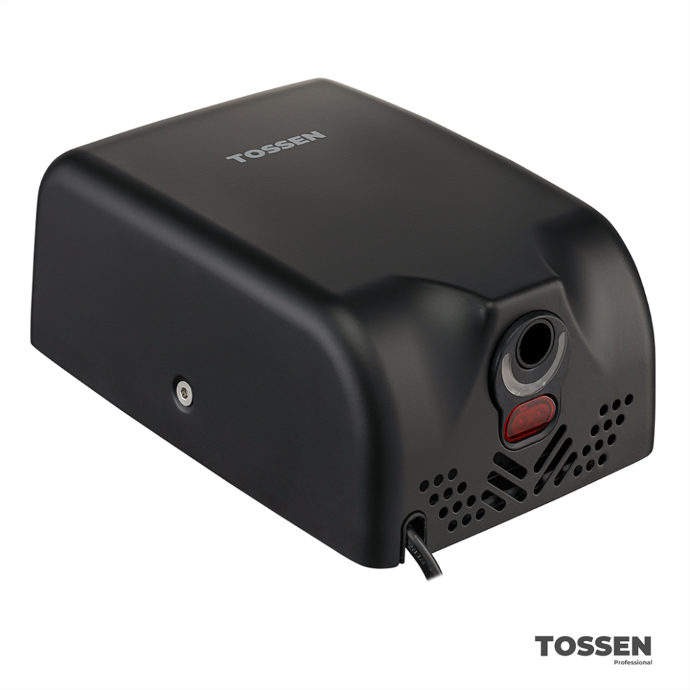 TOSSEN HS 1308 MB - сушилка для рук (коллекция «Матовый чёрный»)  
