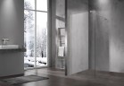 Душевая перегородка Walk-In VSW-1H800CLBN, 800*2000, брашированный никель, стекло прозрачное