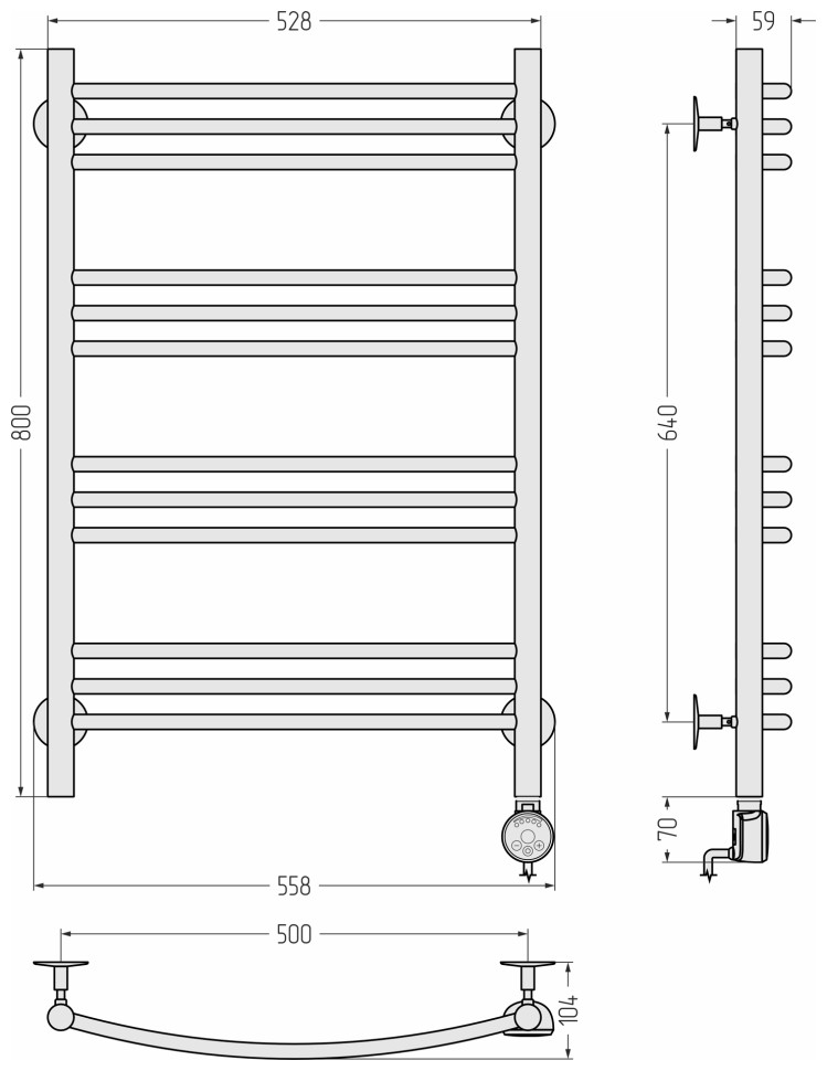 Формат 10 ТП 800х500 (3+3+3+3) Г16