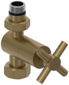 Вентиль прямой крест (G 1/2" НР х G 3/4" НГ)