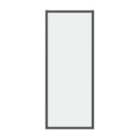 Боковая стенка Grossman Style 200.K33.05.90.21.00 (90х195) черный матовый,стекло прозрачное, 1 место