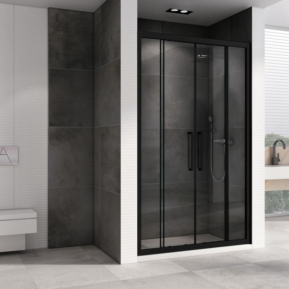 Душевая дверь ABBER Schwarzer Diamant AG33170BH