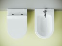 Напольный приставной унитаз Metropol Rimless CN4004