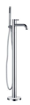 AQM6218CR Siena Смеситель для ванны, напольный (монтажная часть в комплекте), хром