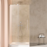 Душевая перегородка Волк-Ин (Walk-In) VSW-4WSL120CL-L, левая, 1200*2000, хром, стекло прозрачное