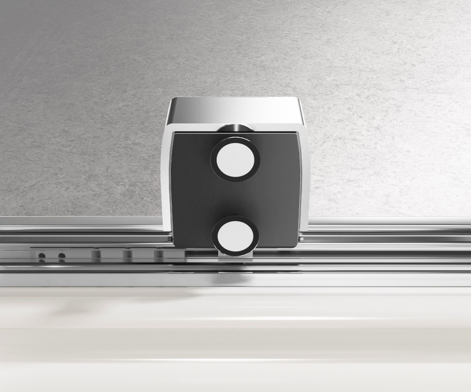 Душевая перегородка Волк-Ин (Walk-In) VSW-4WSL120CL-L, левая, 1200*2000, хром, стекло прозрачное