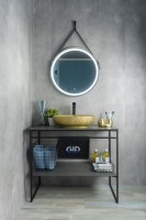 Раковина Gid Nc444 52233 накладная золотая 51x39x14.5