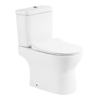Чаша напольного унитаза с сиденьем BelBagno STEAM BB130CPR/SC