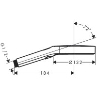 Ручной душ Hansgrohe Rainfinity 130 3jеt, цвет: шлифованная бронза 26864140