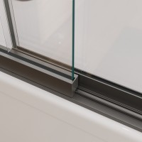 Душевая шторка на ванну с фиксированным креплением одной створки CEZARES SLIDER-FIX-VF-11-90/150-C-GM