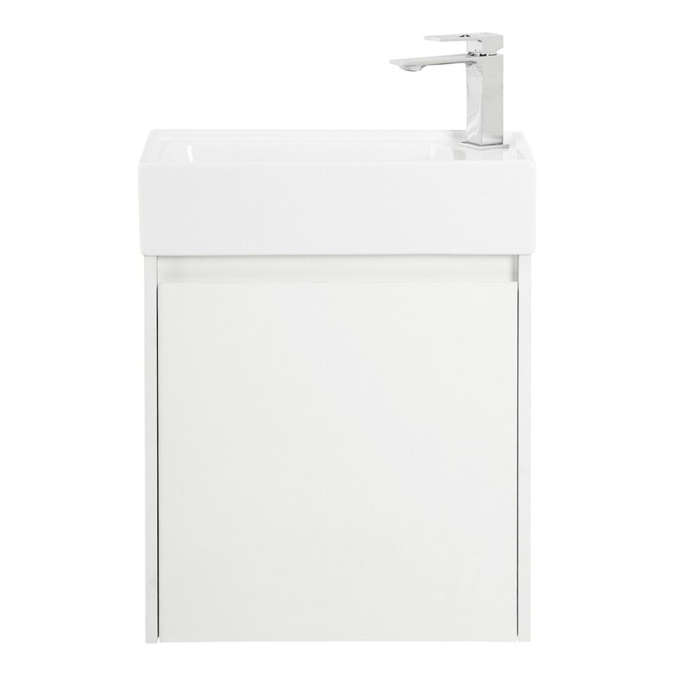 База под раковину подвесная BelBagno KRAFT MINI-500/260-1A-SO-BO-L Bianco Opaco