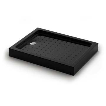 Душевой поддон Veconi Tezeo acrylic TZ-54B, 1200x800x150, акрил, черный