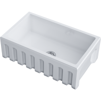 Кухонная мойка Omoikiri Mikura 76-WH Glossy Natceramic/белый глянцевый