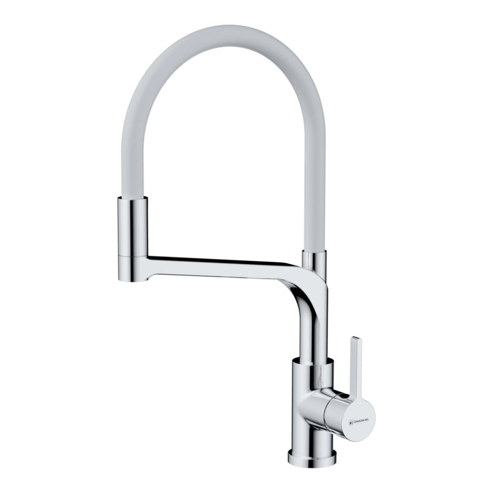 Смеситель для кухни Omoikiri Sinto 2 Plus-C-WH латунь/хром/белый