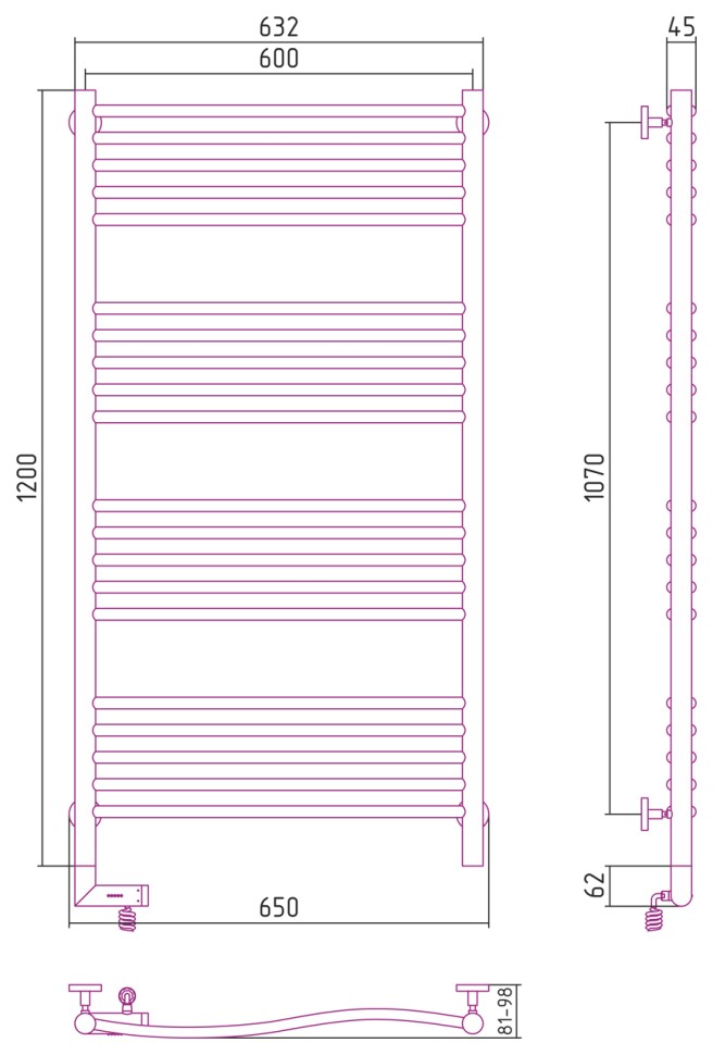 Флюид 2.0 1200х600 МЭМ левый