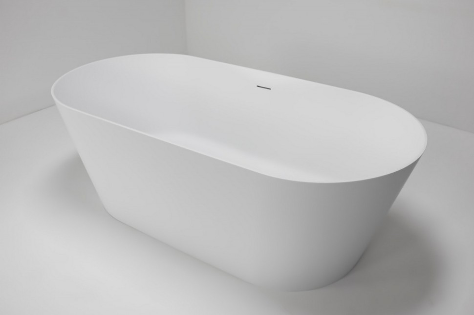 Ванна из искусственного камня ABBER Stein AS9605 белая матовая