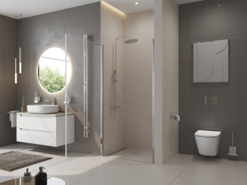 Душевая дверь BelBagno UNO-B-1-60-C-Cr