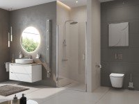 Душевая дверь BelBagno UNO-B-1-60-C-Cr