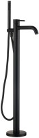 AQM6218MB Siena Смеситель для ванны, напольный (монтажная часть в комплекте), черный матовый