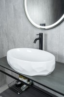 Раковина Gid 9030wx 51241 накладная белая 60x40x15