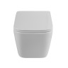 Унитаз подвесной безободковый с сиденьем BelBagno DUE 2.0 BB7107CHR/SC