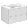 База под раковину Vico 800 подвесная, 2 выкатных ящика soft close, G.White