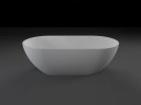 Ванна из искусственного камня Vincea VBT-4S04MW, 1700*800*560, белый мат., слив-перелив в комплекте