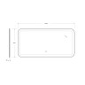 Зеркало Cezares CZR-SPC-STYLUS-1400-700-TCH-WARM